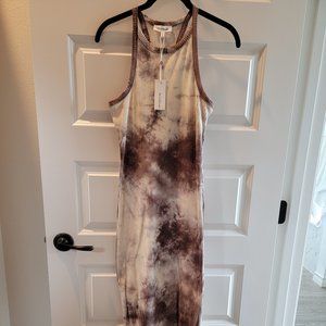 Hartloom ribbed midi dress last season